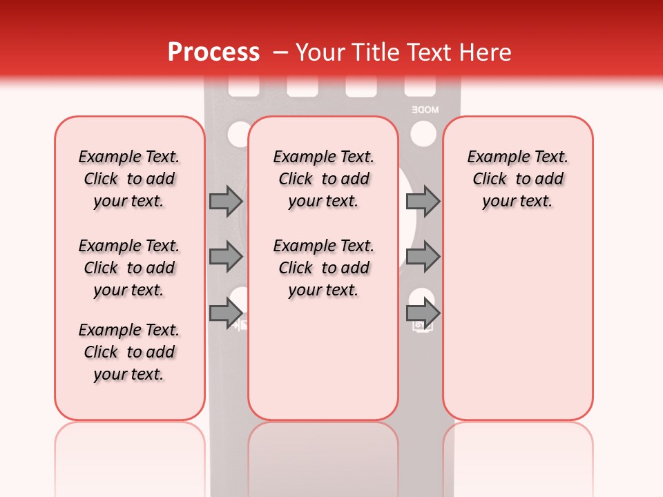 Plastic Background Television PowerPoint Template