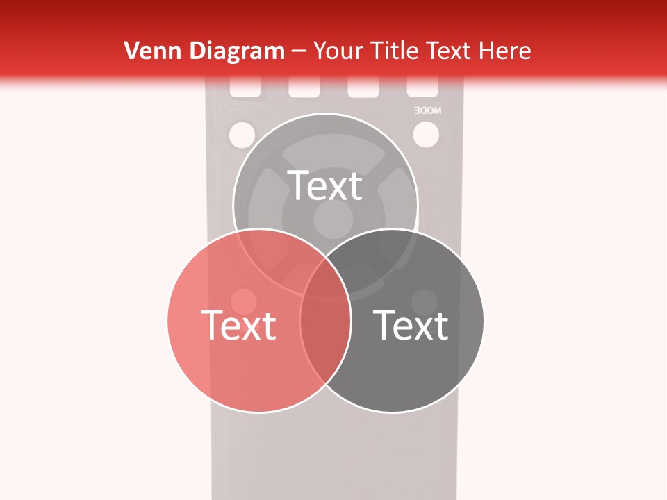 Plastic Background Television PowerPoint Template