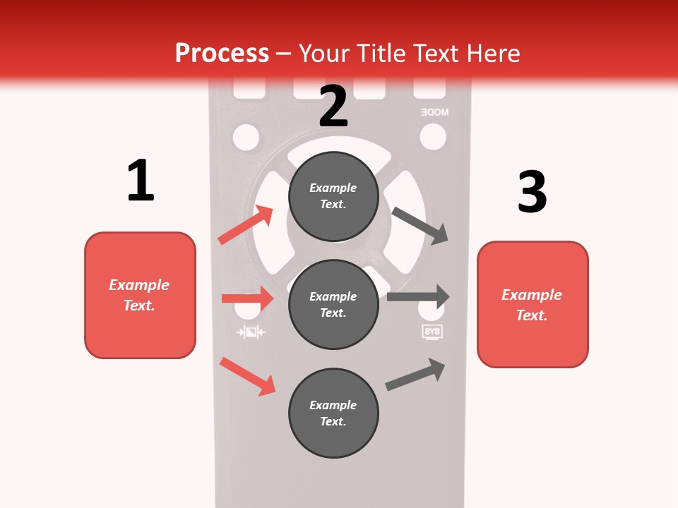 Plastic Background Television PowerPoint Template