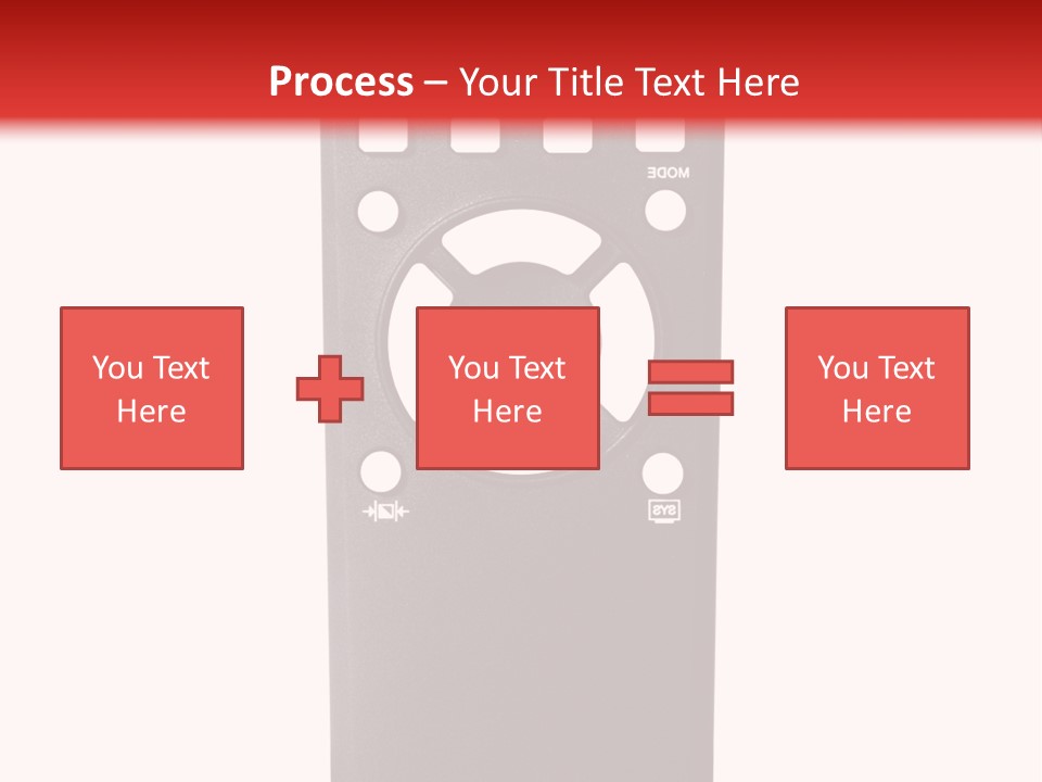 Plastic Background Television PowerPoint Template