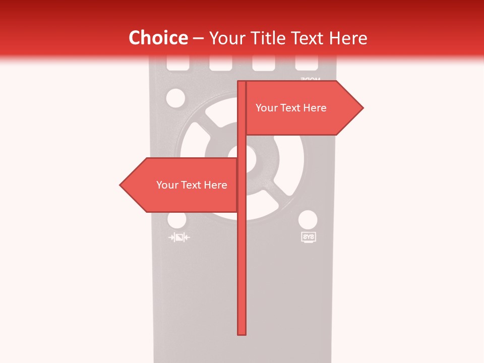 Plastic Background Television PowerPoint Template