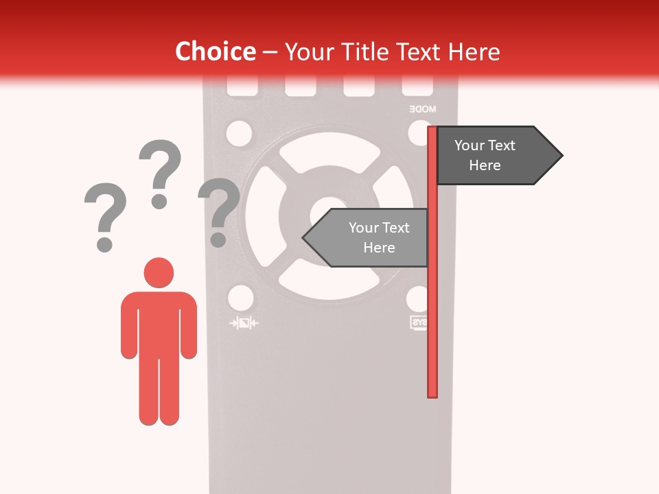 Plastic Background Television PowerPoint Template