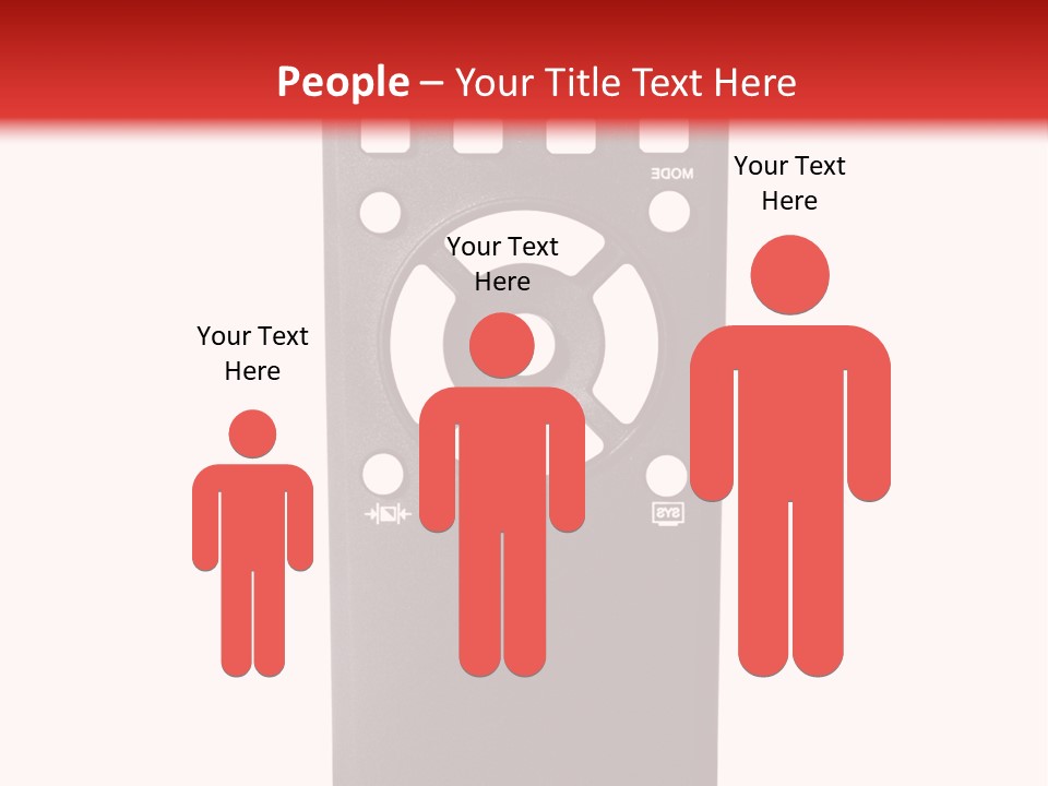 Plastic Background Television PowerPoint Template