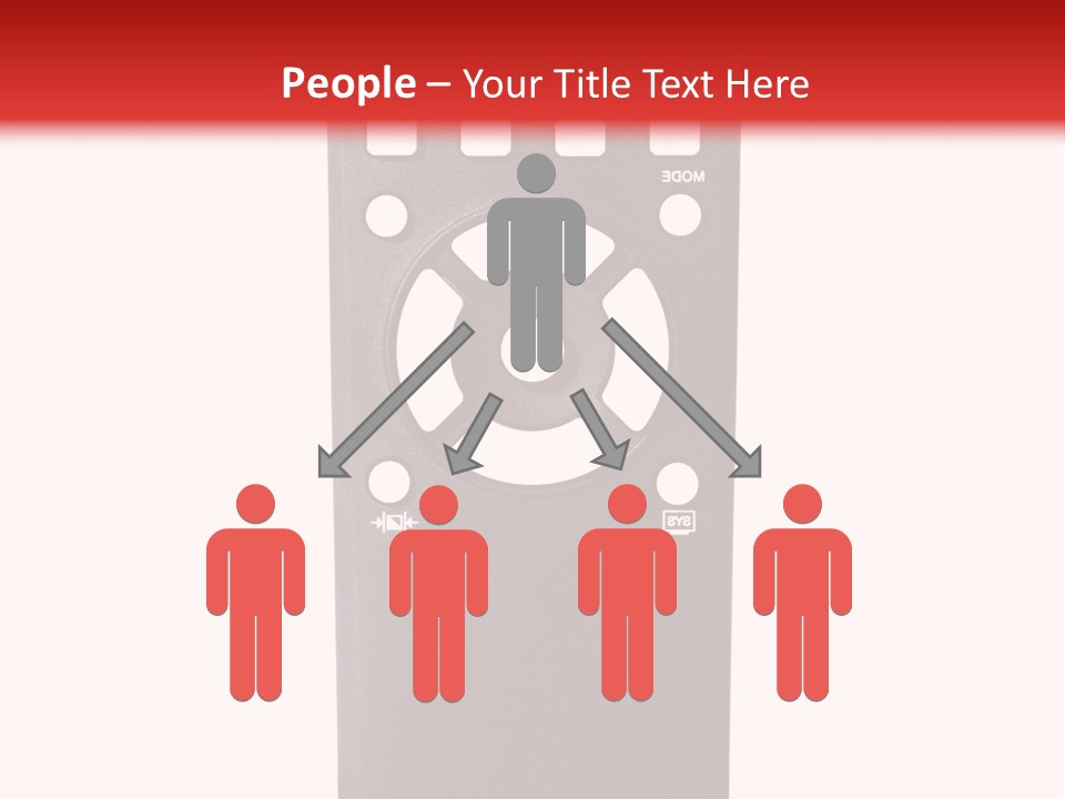 Plastic Background Television PowerPoint Template