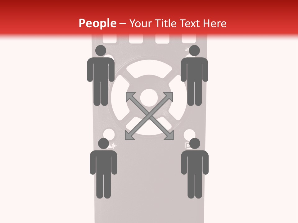 Plastic Background Television PowerPoint Template