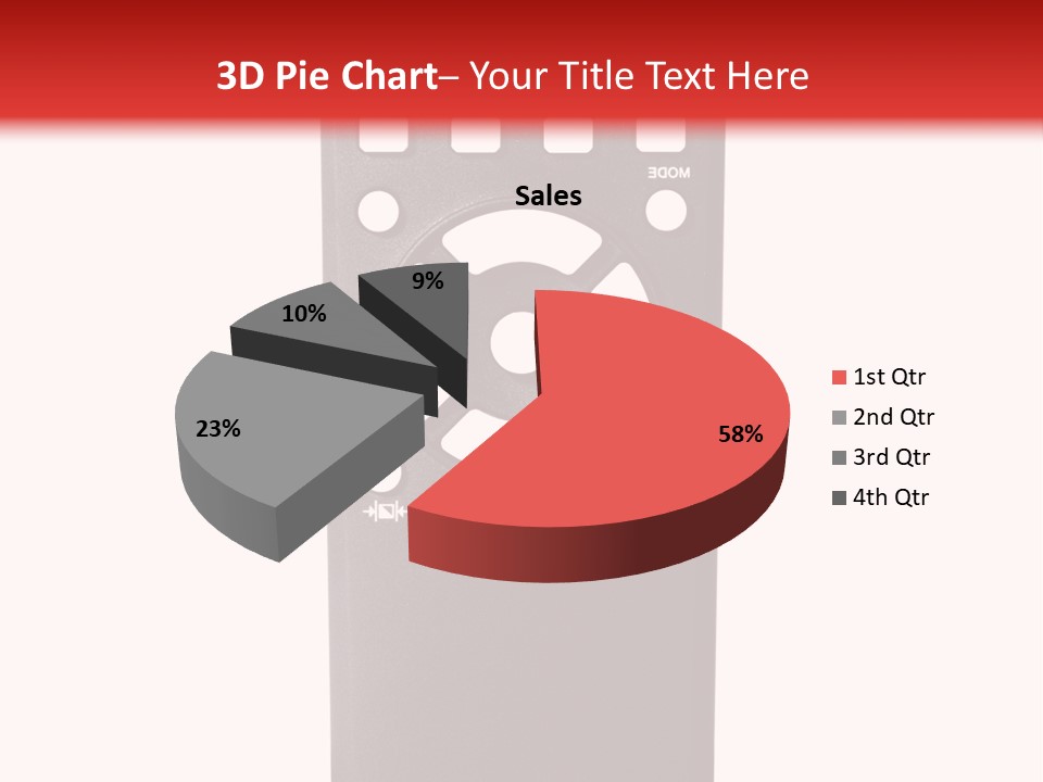 Plastic Background Television PowerPoint Template