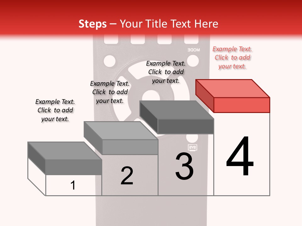 Plastic Background Television PowerPoint Template