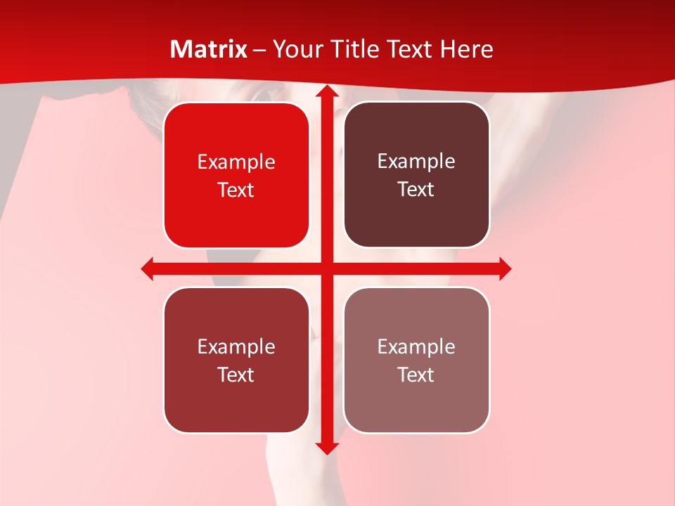 Lady People Brunette PowerPoint Template