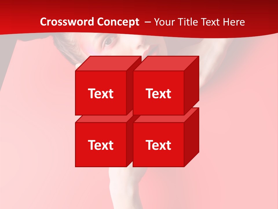 Lady People Brunette PowerPoint Template