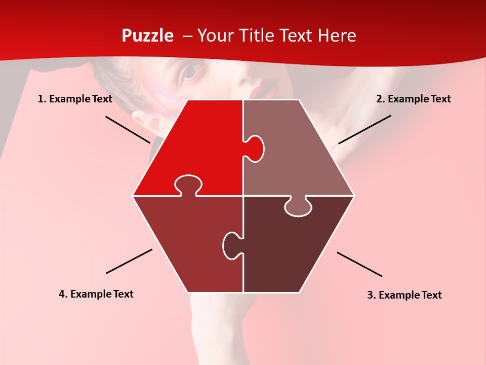 Lady People Brunette PowerPoint Template