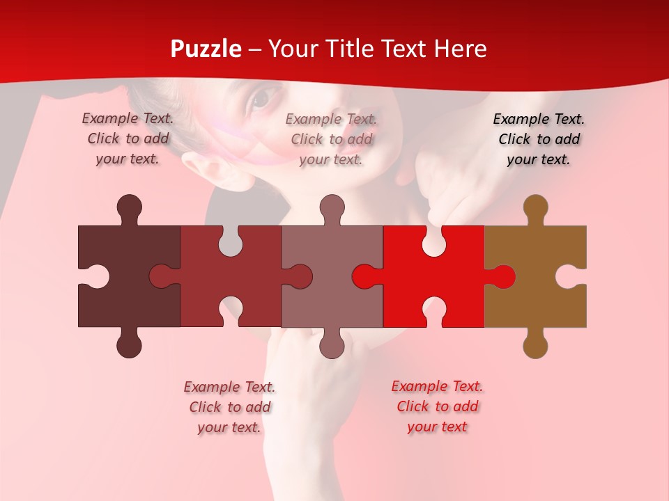 Lady People Brunette PowerPoint Template