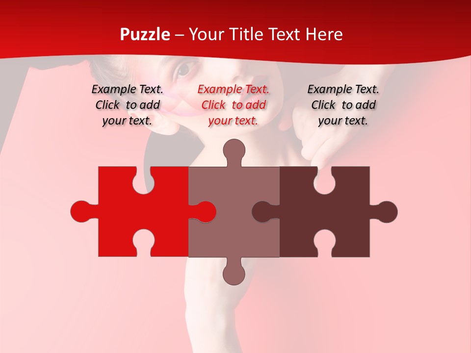 Lady People Brunette PowerPoint Template