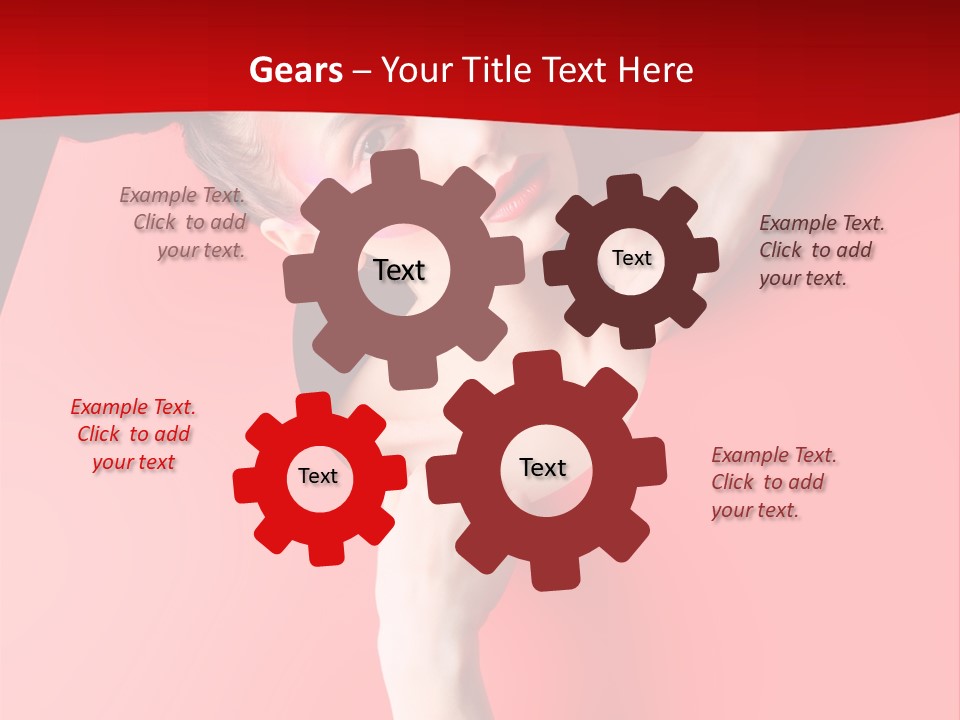 Lady People Brunette PowerPoint Template