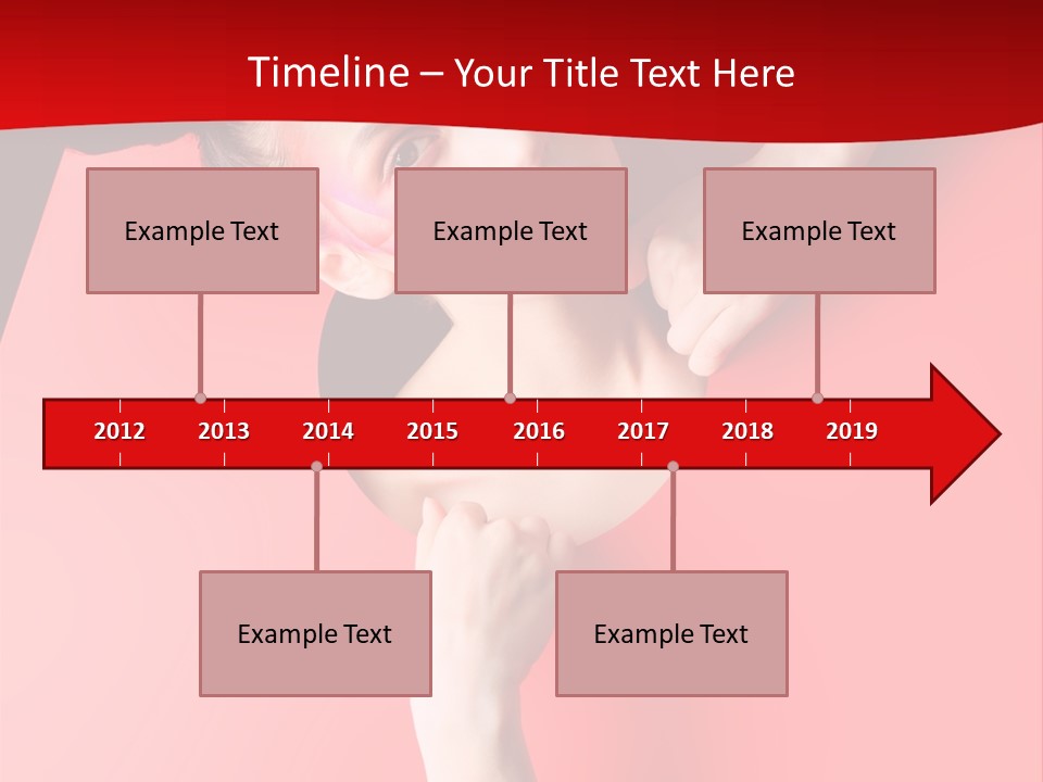 Lady People Brunette PowerPoint Template