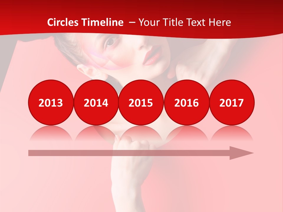 Lady People Brunette PowerPoint Template