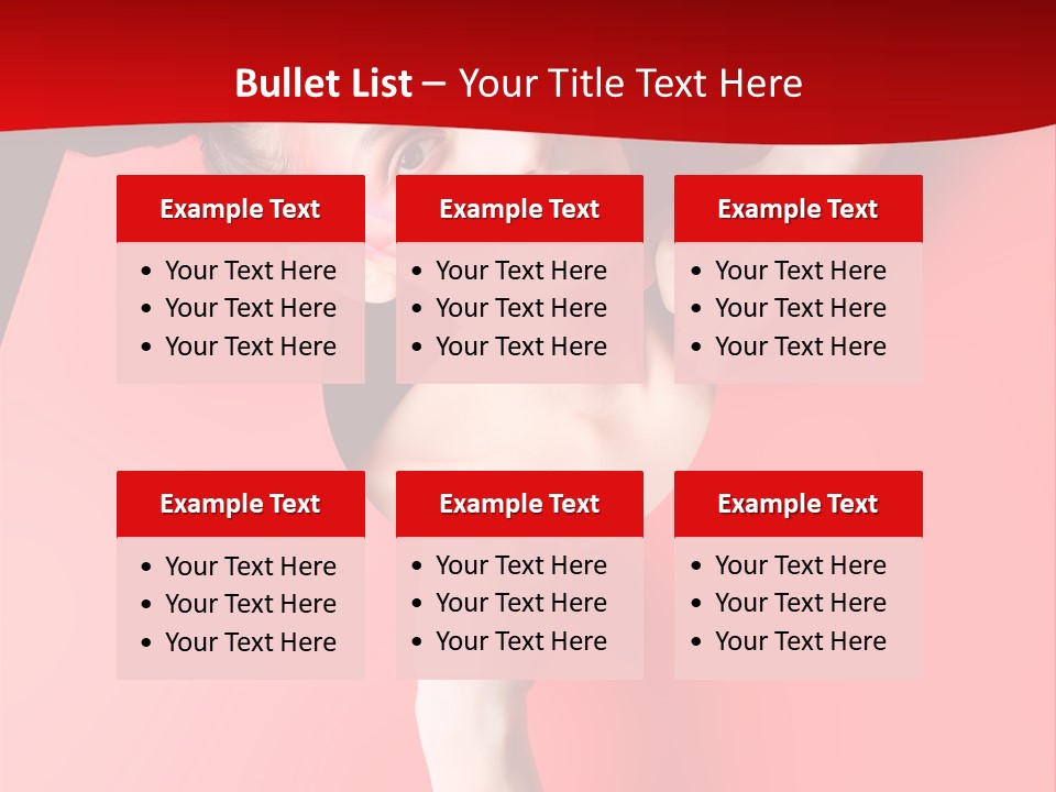 Lady People Brunette PowerPoint Template