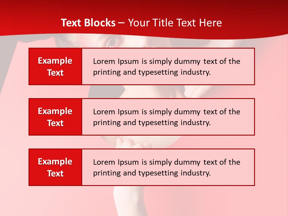 Lady People Brunette PowerPoint Template