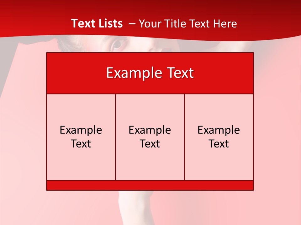 Lady People Brunette PowerPoint Template