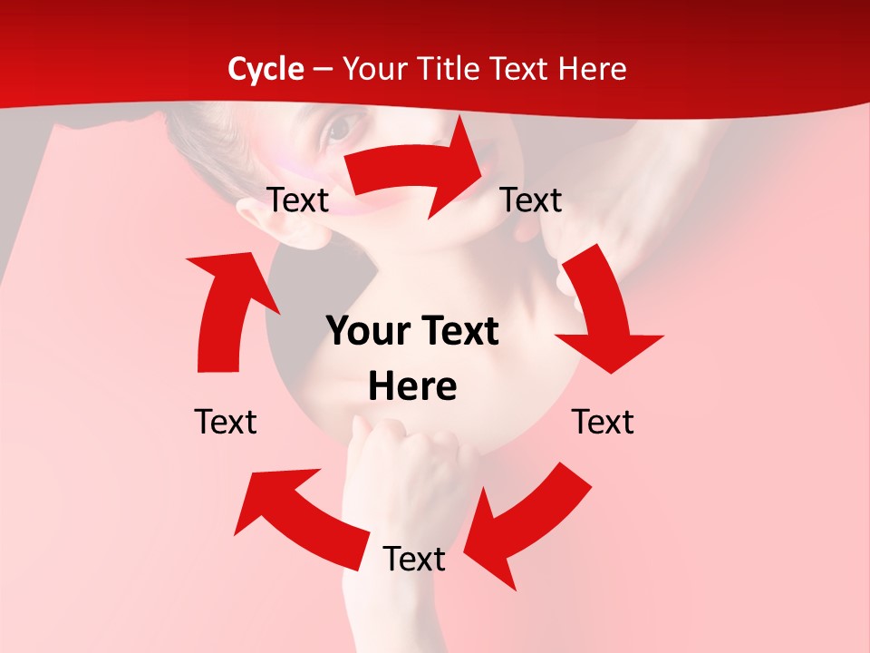 Lady People Brunette PowerPoint Template