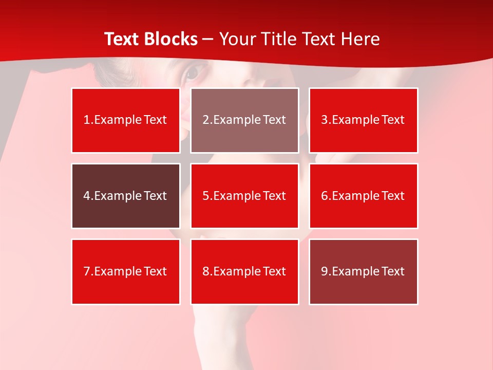 Lady People Brunette PowerPoint Template