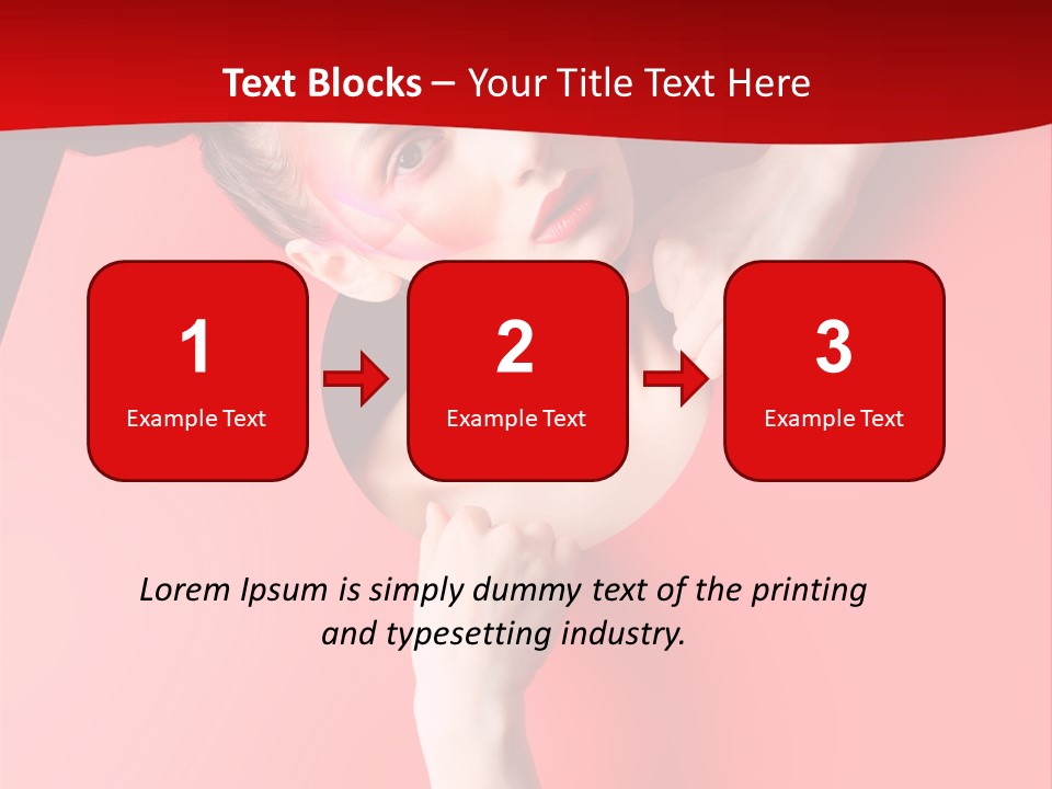 Lady People Brunette PowerPoint Template