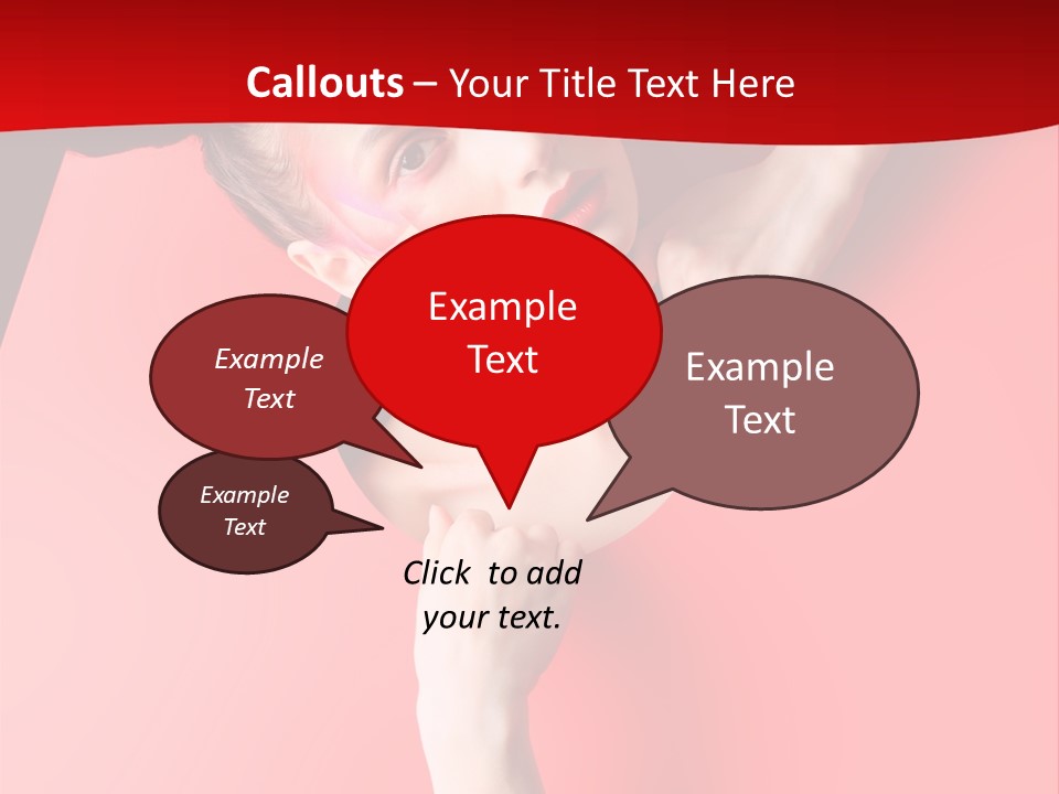 Lady People Brunette PowerPoint Template