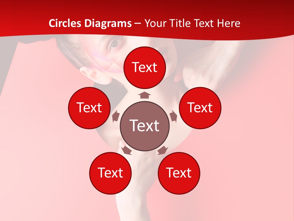 Lady People Brunette PowerPoint Template