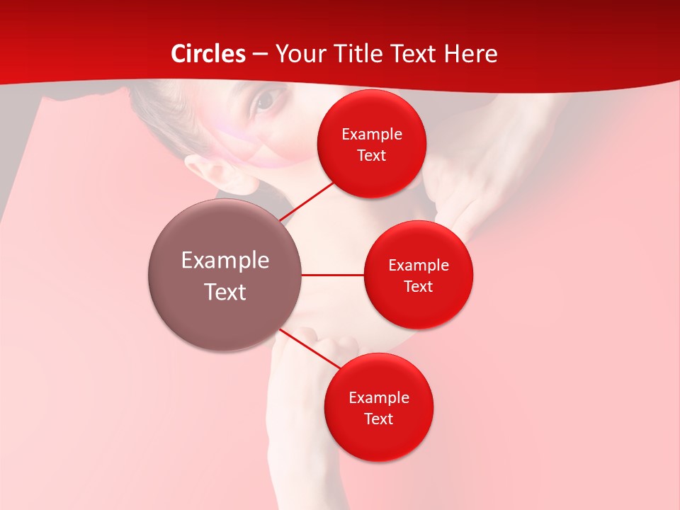 Lady People Brunette PowerPoint Template