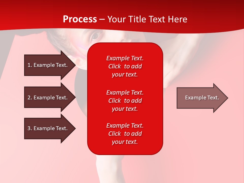 Lady People Brunette PowerPoint Template