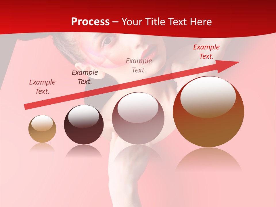 Lady People Brunette PowerPoint Template