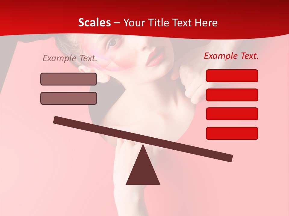 Lady People Brunette PowerPoint Template