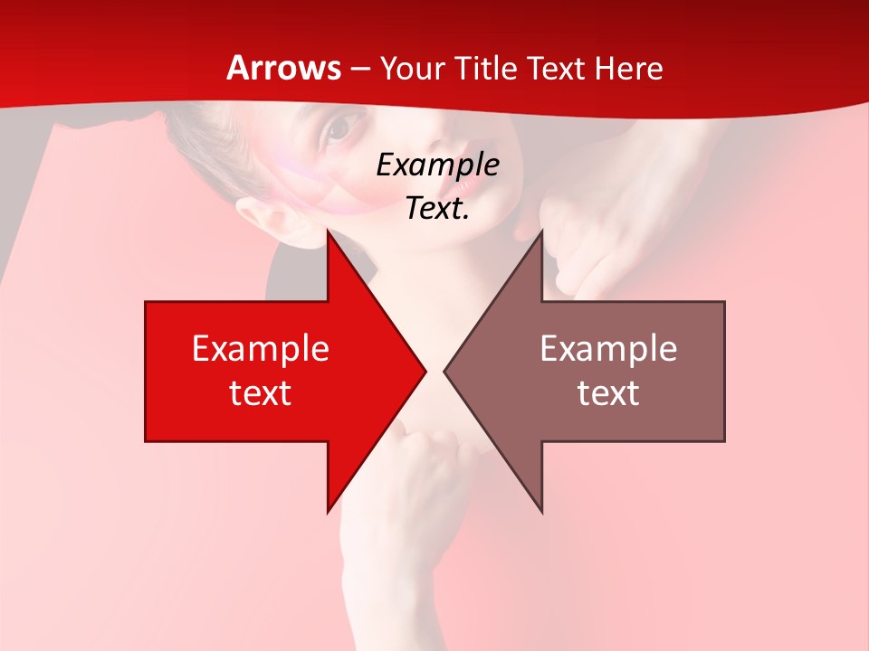 Lady People Brunette PowerPoint Template