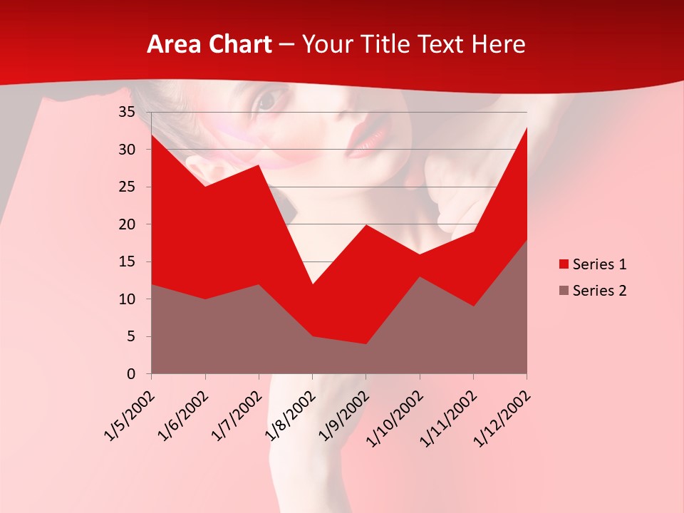 Lady People Brunette PowerPoint Template