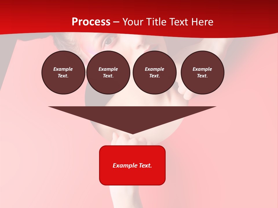 Lady People Brunette PowerPoint Template