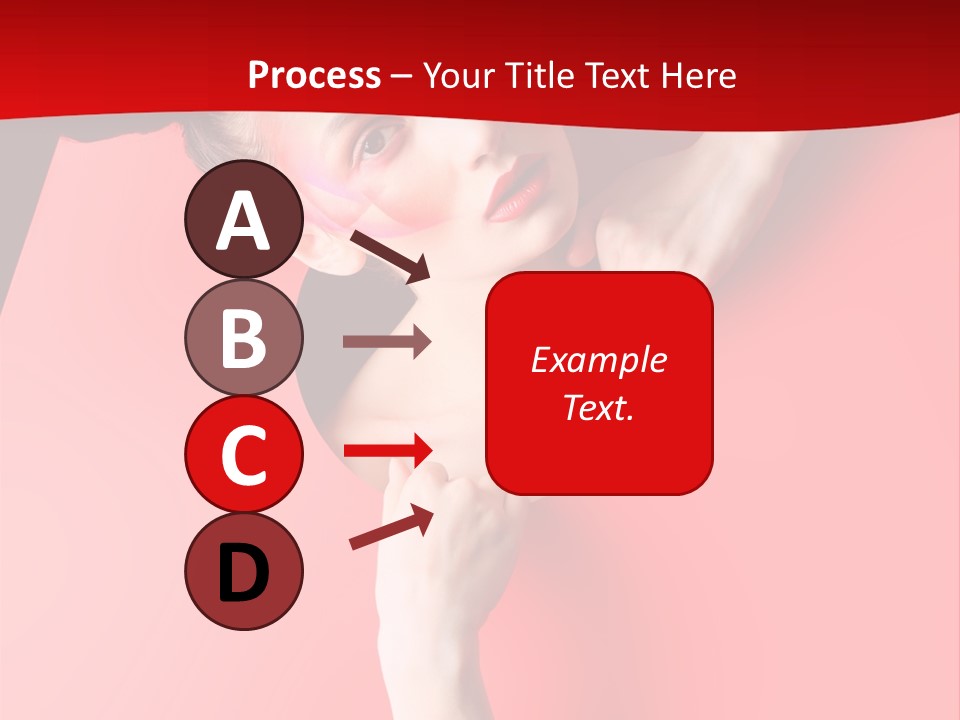 Lady People Brunette PowerPoint Template