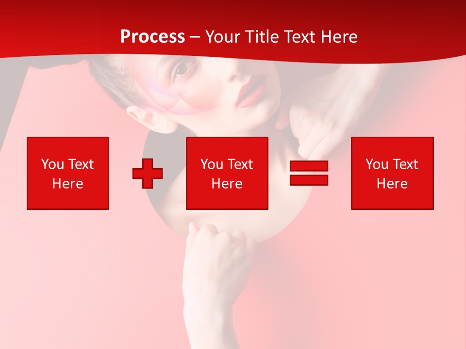 Lady People Brunette PowerPoint Template