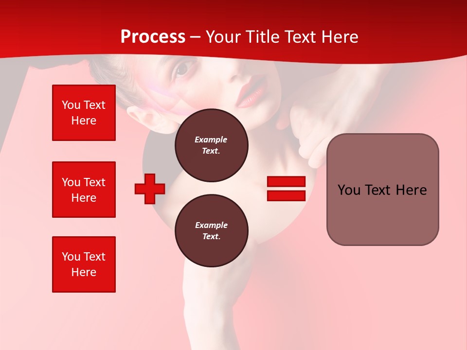 Lady People Brunette PowerPoint Template