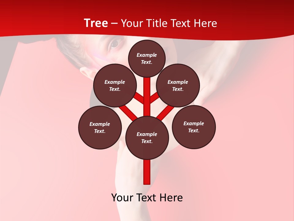 Lady People Brunette PowerPoint Template