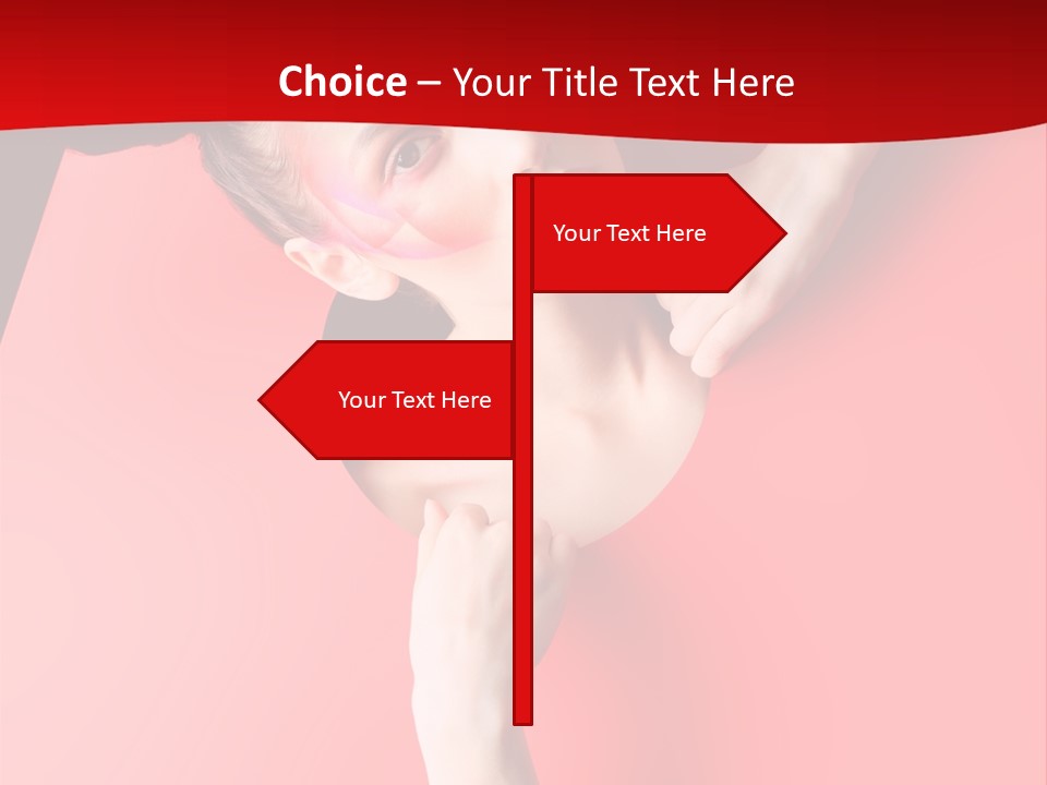 Lady People Brunette PowerPoint Template