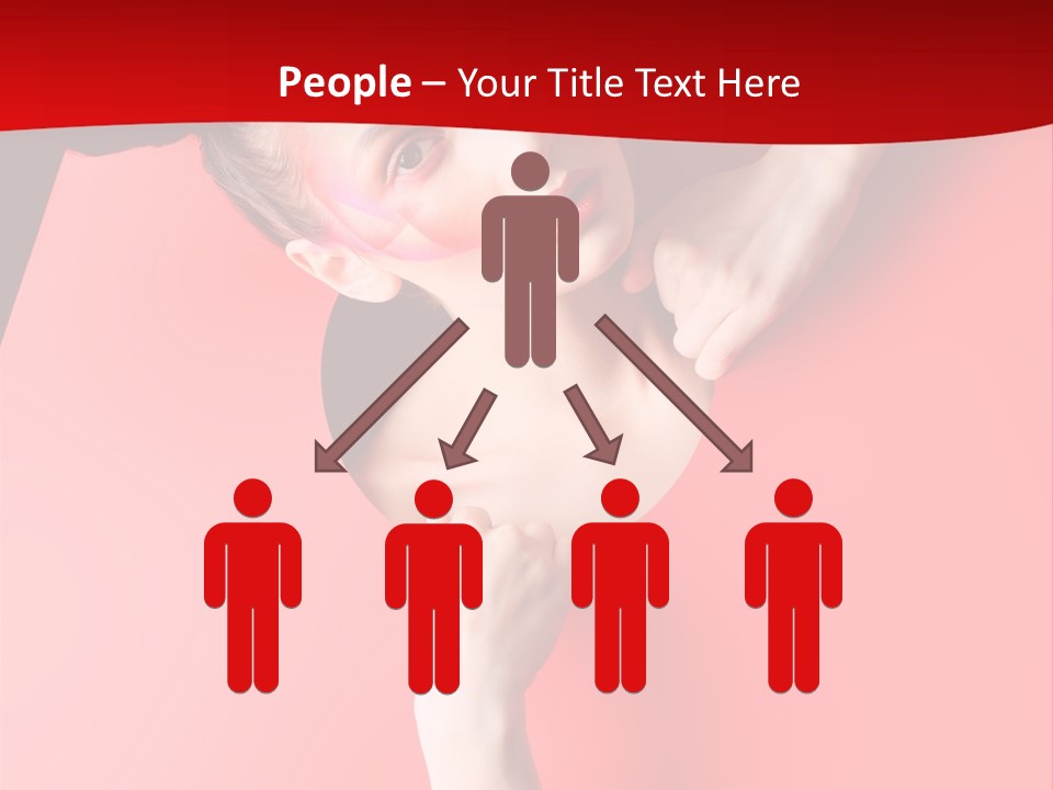 Lady People Brunette PowerPoint Template