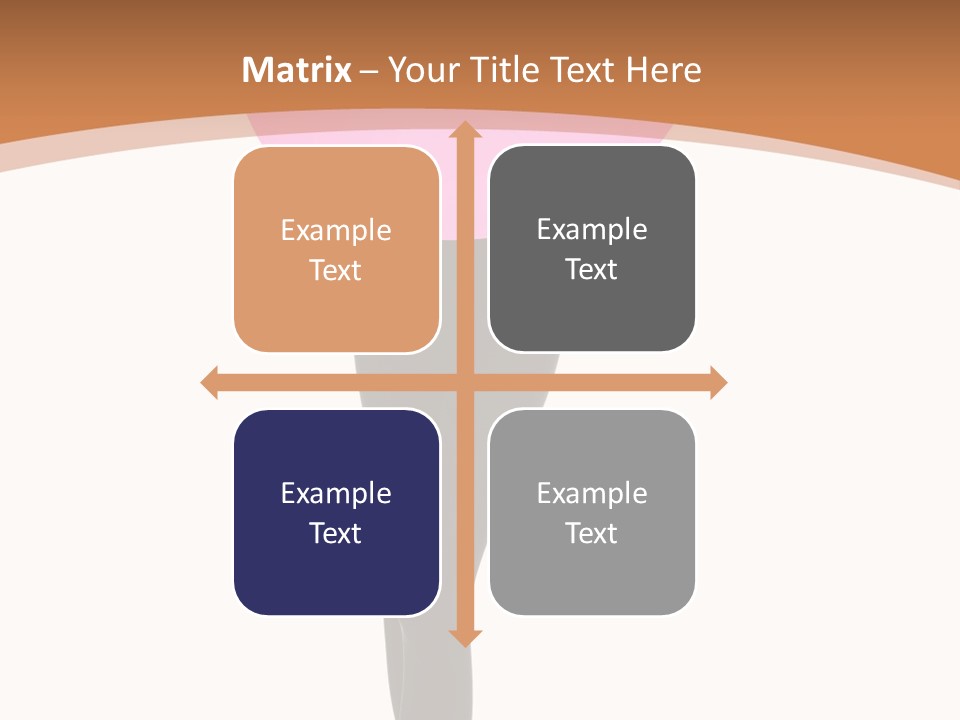 Beautiful Lips Brunette PowerPoint Template