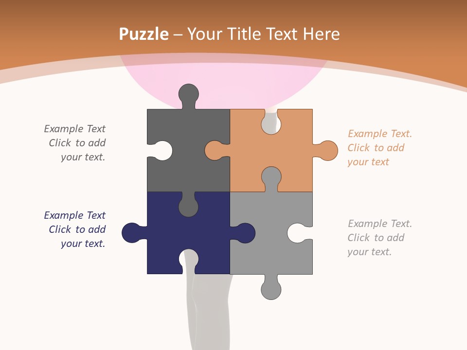 Beautiful Lips Brunette PowerPoint Template