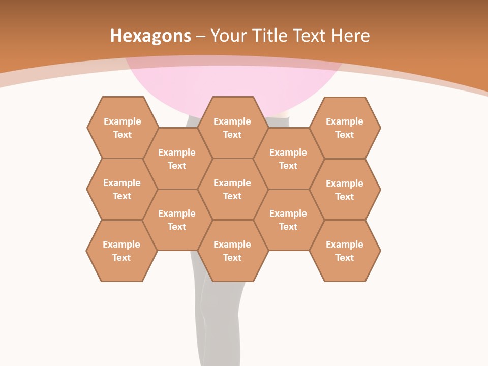 Beautiful Lips Brunette PowerPoint Template