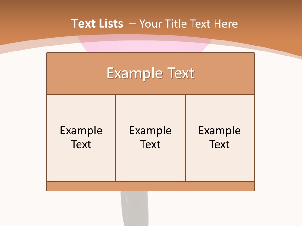 Beautiful Lips Brunette PowerPoint Template