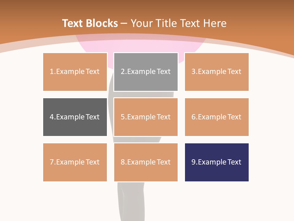 Beautiful Lips Brunette PowerPoint Template