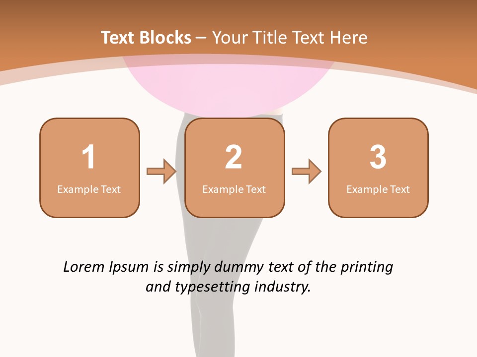 Beautiful Lips Brunette PowerPoint Template