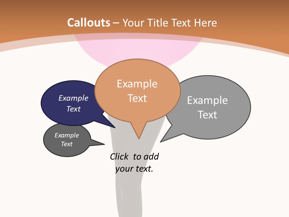 Beautiful Lips Brunette PowerPoint Template