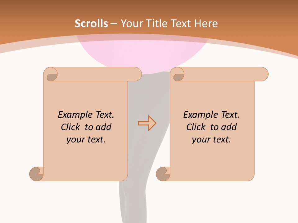 Beautiful Lips Brunette PowerPoint Template