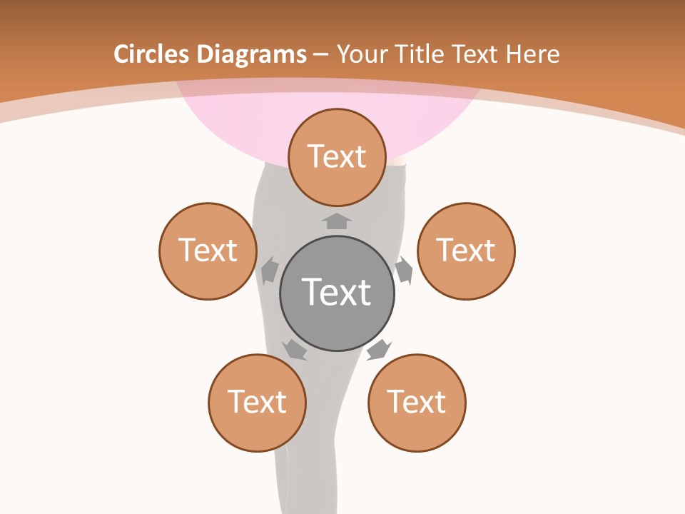 Beautiful Lips Brunette PowerPoint Template