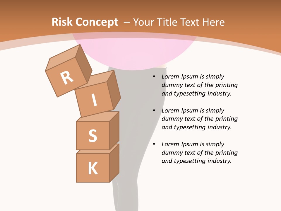 Beautiful Lips Brunette PowerPoint Template